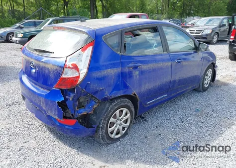 2012 Hyundai Accent Gs из США, поврежденный, VIN KMHCT5AE0CU010189